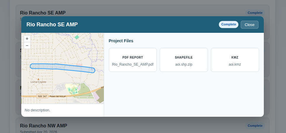 Project detail and revisions